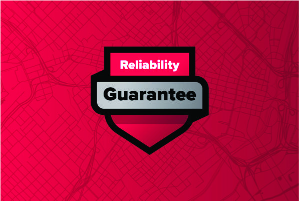 Dish Guarantee Reliability Logo | DISH